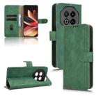For Meizu Note 16 Skin Feel Magnetic Flip Leather Phone Case(Green) - 1