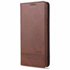 For vivo X30 / X30 Pro AZNS Magnetic Calf Texture Horizontal Flip Leather Case with Card Slots & Holder & Wallet(Dark Brown) - 2