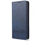 For vivo X30 / X30 Pro AZNS Magnetic Calf Texture Horizontal Flip Leather Case with Card Slots & Holder & Wallet(Dark Blue) - 2