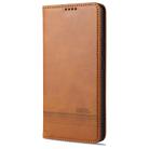 For vivo X50 / X50 Pro AZNS Magnetic Calf Texture Horizontal Flip Leather Case with Card Slots & Holder & Wallet(Light Brown) - 2