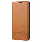 For vivo Y50 AZNS Magnetic Calf Texture Horizontal Flip Leather Case with Card Slots & Holder & Wallet(Light Brown) - 2