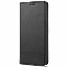 For vivo Y50 AZNS Magnetic Calf Texture Horizontal Flip Leather Case with Card Slots & Holder & Wallet(Black) - 1