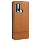 For vivo Z6 AZNS Magnetic Calf Texture Horizontal Flip Leather Case with Card Slots & Holder & Wallet(Light Brown) - 3