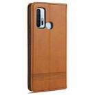 For vivo Z6 AZNS Magnetic Calf Texture Horizontal Flip Leather Case with Card Slots & Holder & Wallet(Light Brown) - 3