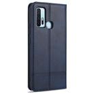 For vivo Z6 AZNS Magnetic Calf Texture Horizontal Flip Leather Case with Card Slots & Holder & Wallet(Dark Blue) - 3