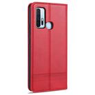 For vivo Z6 AZNS Magnetic Calf Texture Horizontal Flip Leather Case with Card Slots & Holder & Wallet(Red) - 3