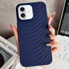 For iPhone 16 Water Ripples TPU Phone Case(Dark Blue) - 1