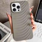 For iPhone 13 Pro Water Ripples TPU Phone Case(Grey) - 1