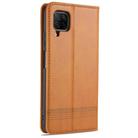 For Huawei P40 Lite / nova 6 SE AZNS Magnetic Calf Texture Horizontal Flip Leather Case with Card Slots & Holder & Wallet(Light Brown) - 3