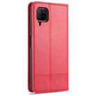 For Huawei P40 Lite / nova 6 SE AZNS Magnetic Calf Texture Horizontal Flip Leather Case with Card Slots & Holder & Wallet(Red) - 3