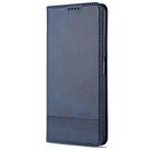 For Huawei Honor V30 AZNS Magnetic Calf Texture Horizontal Flip Leather Case with Card Slots & Holder & Wallet(Dark Blue) - 2