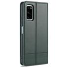 For Huawei Honor V30 AZNS Magnetic Calf Texture Horizontal Flip Leather Case with Card Slots & Holder & Wallet(Dark Green) - 3