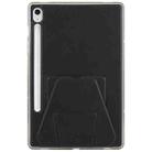 For Samsung Galaxy Tab S10 FE / S9 Folding Magnetic Holder Acrylic Leather Back Tablet Case(Black) - 3