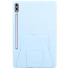 For Samsung Galaxy Tab S10+ / S9+ Folding Magnetic Holder Acrylic Leather Back Tablet Case(Sky Blue) - 2