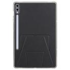 For Samsung Galaxy Tab S10+ / S9+ Folding Magnetic Holder Acrylic Leather Back Tablet Case(Black) - 2