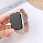 For Apple Watch 46mm / 49mm / 45mm / 44mm Buckle Concave Leopard Silicone Watch Band(Oxford Pink) - 2