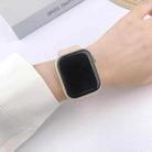 For Apple Watch 42mm / 41mm / 40mm / 38mm Buckle Concave Leopard Silicone Watch Band(Milk Tea) - 3
