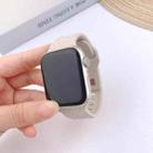 For Apple Watch 42mm / 41mm / 40mm / 38mm Buckle Concave Leopard Silicone Watch Band(Starlight) - 2