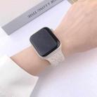 For Apple Watch 42mm / 41mm / 40mm / 38mm Buckle Concave Leopard Silicone Watch Band(Starlight) - 3