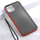 For iPhone 12 Pro Max X-level Beetle Series All-inclusive PC + TPU Case(Red) - 1