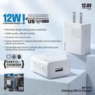 WK WP-U76 Kinkong 12W USB Charger, Plug:US Plug(White) - 2