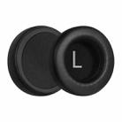 1 Pair Protein Leather Replacement Earpads For AKG K845 / K845BT(Black Left and Right Type A) - 1