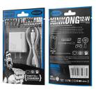 US Plug WK WP-U76 Kinkong 12W USB Charger Set(with 8 Pin Cable) - 2