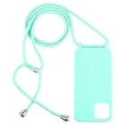 For iPhone 12 Pro Max Candy Colors TPU Protective Case with Lanyard(Mint Green) - 2