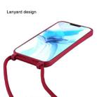 For iPhone 12 Pro Max Candy Colors TPU Protective Case with Lanyard(Mint Green) - 3