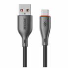 WK WDC-67a Kinkong 1m 66W PVC Data Cable, Interface:USB to Type-C(Black) - 1