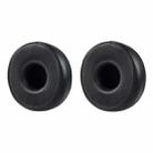2pcs Protein Leather Bluetooth Headset Replacement Earpads For AKG N60NCBT(Black) - 1