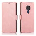 For Huawei Mate 20 Retro Magnetic Closing Clasp Horizontal Flip Leather Case with Holder & Card Slots & Photo Frame & Wallet(Rose Gold) - 2