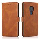 For Huawei Mate 20 Retro Magnetic Closing Clasp Horizontal Flip Leather Case with Holder & Card Slots & Photo Frame & Wallet(Brown) - 2