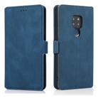 For Huawei Mate 20 Retro Magnetic Closing Clasp Horizontal Flip Leather Case with Holder & Card Slots & Photo Frame & Wallet(Navy Blue) - 2