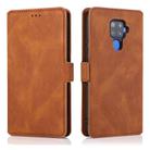 For Huawei Mate 30 Lite Retro Magnetic Closing Clasp Horizontal Flip Leather Case with Holder & Card Slots & Photo Frame & Wallet(Brown) - 2