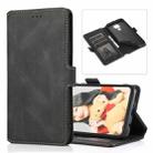 For Huawei Mate 30 Lite Retro Magnetic Closing Clasp Horizontal Flip Leather Case with Holder & Card Slots & Photo Frame & Wallet(Black) - 1