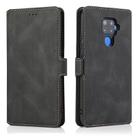 For Huawei Mate 30 Lite Retro Magnetic Closing Clasp Horizontal Flip Leather Case with Holder & Card Slots & Photo Frame & Wallet(Black) - 1