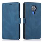 For Huawei Mate 30 Lite Retro Magnetic Closing Clasp Horizontal Flip Leather Case with Holder & Card Slots & Photo Frame & Wallet(Navy Blue) - 2