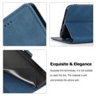 For Huawei Mate 30 Lite Retro Magnetic Closing Clasp Horizontal Flip Leather Case with Holder & Card Slots & Photo Frame & Wallet(Navy Blue) - 3