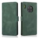 For Huawei Mate 30 Pro Retro Magnetic Closing Clasp Horizontal Flip Leather Case with Holder & Card Slots & Photo Frame & Wallet(Green) - 2