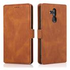 For Huawei Mate 20 Lite Retro Magnetic Closing Clasp Horizontal Flip Leather Case with Holder & Card Slots & Photo Frame & Wallet(Brown) - 2