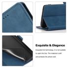 For Huawei Mate 20 Pro Retro Magnetic Closing Clasp Horizontal Flip Leather Case with Holder & Card Slots & Photo Frame & Wallet(Navy Blue) - 3