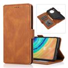 For Huawei Mate 30 Retro Magnetic Closing Clasp Horizontal Flip Leather Case with Holder & Card Slots & Photo Frame & Wallet(Brown) - 1
