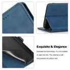 For Huawei Mate 30 Retro Magnetic Closing Clasp Horizontal Flip Leather Case with Holder & Card Slots & Photo Frame & Wallet(Navy Blue) - 3