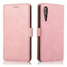 For Huawei P20 Pro Retro Magnetic Closing Clasp Horizontal Flip Leather Case with Holder & Card Slots & Photo Frame & Wallet(Rose Gold) - 2