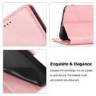 For Huawei P20 Pro Retro Magnetic Closing Clasp Horizontal Flip Leather Case with Holder & Card Slots & Photo Frame & Wallet(Rose Gold) - 3