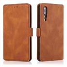 For Huawei P20 Pro Retro Magnetic Closing Clasp Horizontal Flip Leather Case with Holder & Card Slots & Photo Frame & Wallet(Brown) - 2