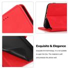 For Huawei P20 Pro Retro Magnetic Closing Clasp Horizontal Flip Leather Case with Holder & Card Slots & Photo Frame & Wallet(Red) - 3