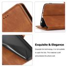 For Huawei P30 Retro Magnetic Closing Clasp Horizontal Flip Leather Case with Holder & Card Slots & Photo Frame & Wallet(Brown) - 3