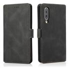 For Huawei P30 Retro Magnetic Closing Clasp Horizontal Flip Leather Case with Holder & Card Slots & Photo Frame & Wallet(Black) - 1